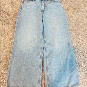 Abercrombie Curve Love Wide Leg Jean